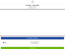 Tablet Screenshot of hotwokgainesville.com